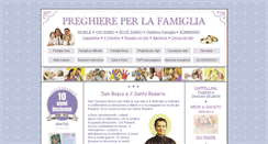 Desktop Screenshot of preghiereperlafamiglia.it