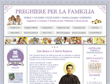 Tablet Screenshot of preghiereperlafamiglia.it